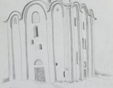 Церковь успения. 12 век. Старая Ладога